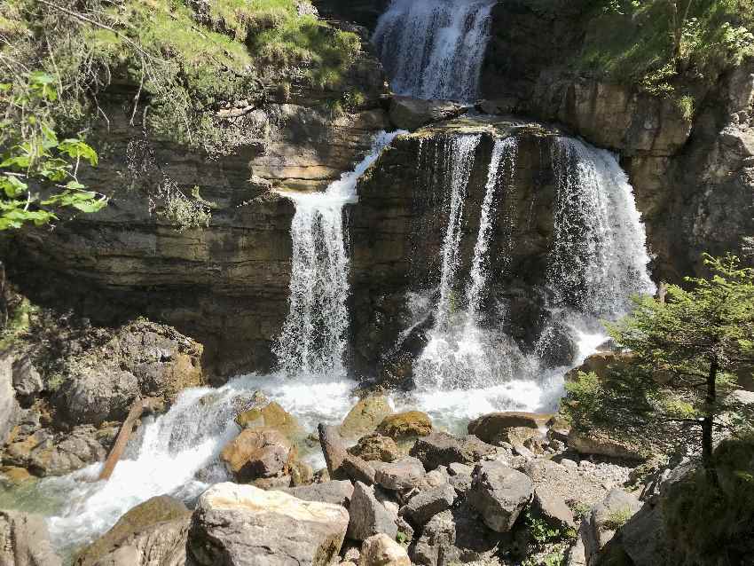 Kuhflucht Wasserfälle Bayern - im kleinen Ort Farchant nahe Garmisch Partenkirchen