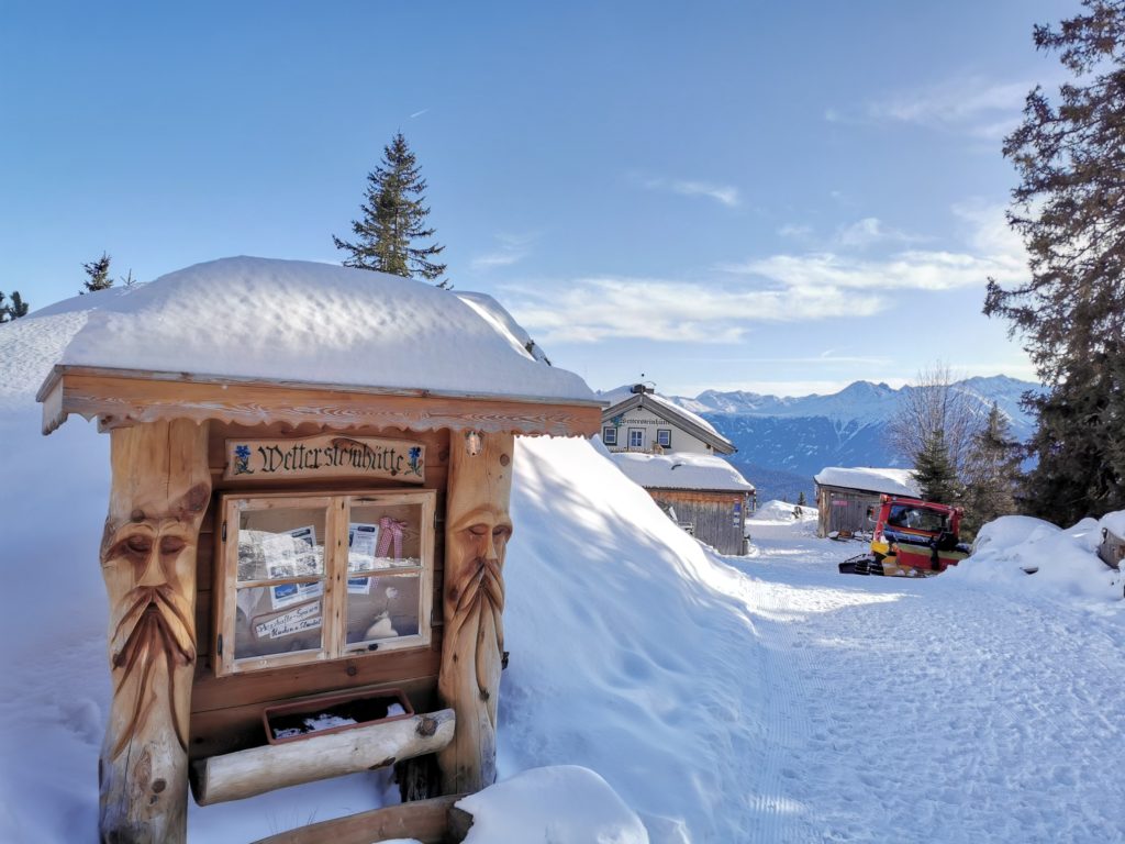 Im Wettersteingebirge winterwandern zur Wettersteinhütte