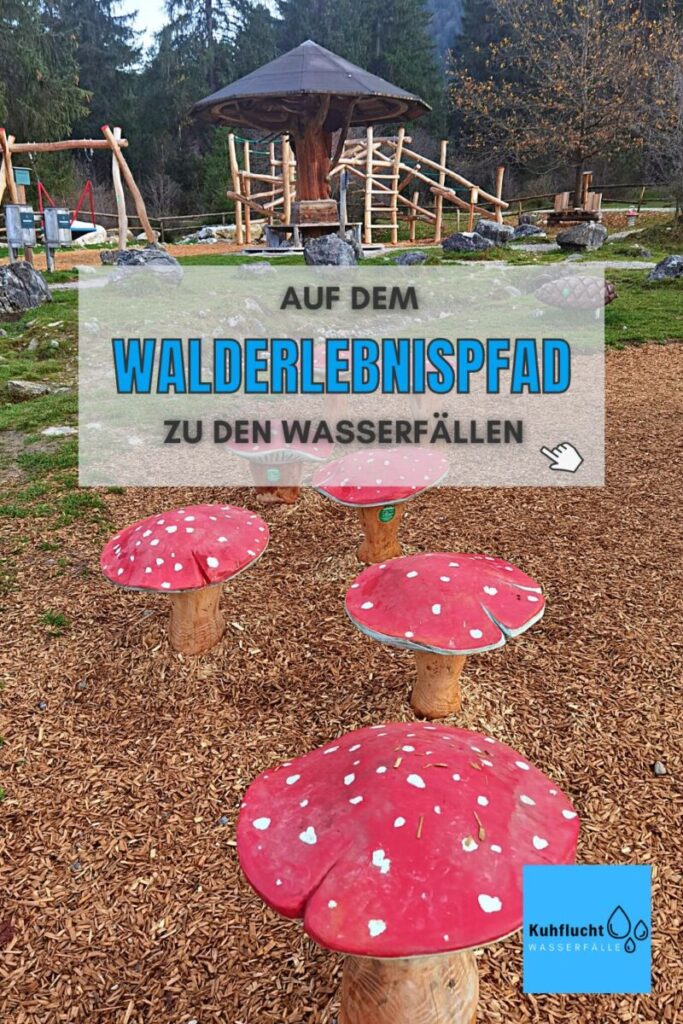 Walderlebnispfad Farchant bei den Kuhflucht Wasserfällen