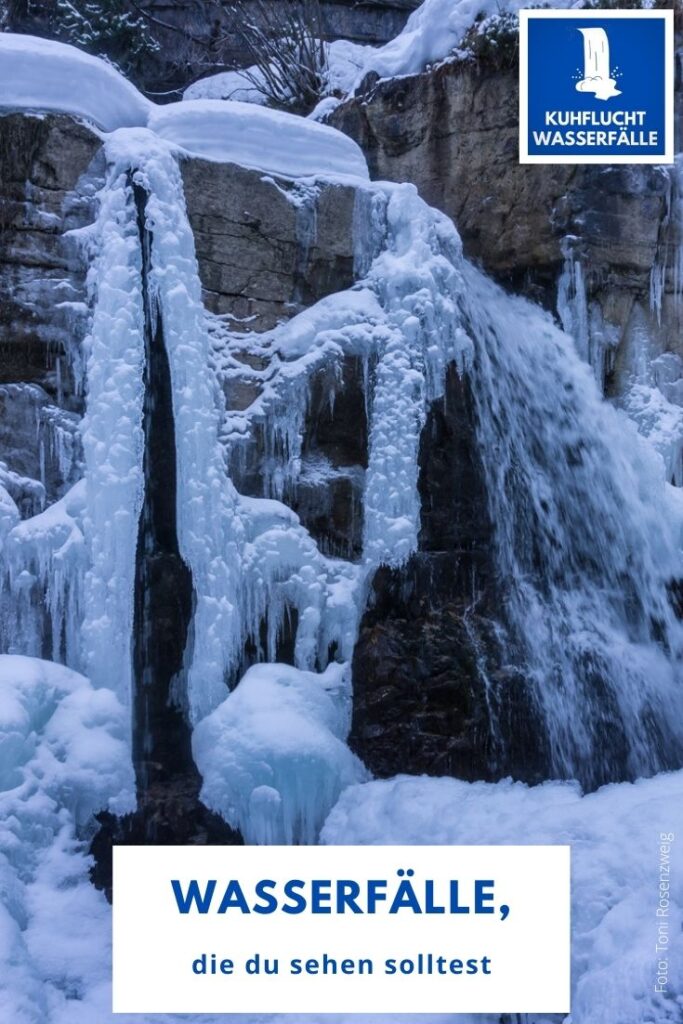 Kuhflucht Wasserfälle Winter